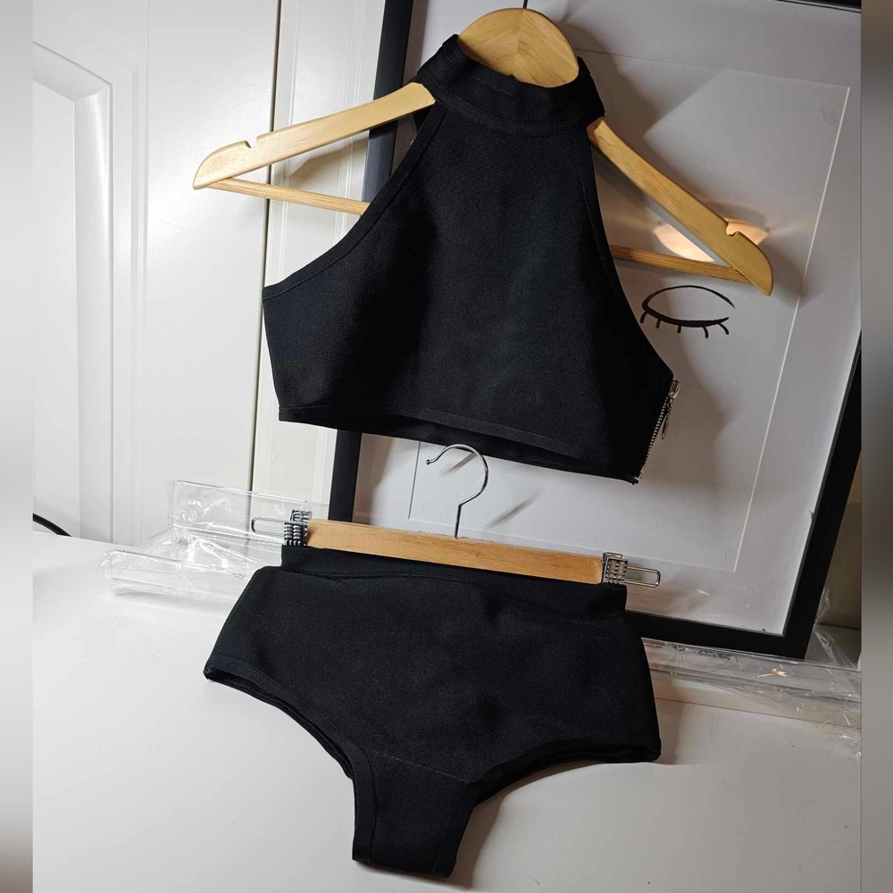 Bandage 2 piece bikini swim suit set